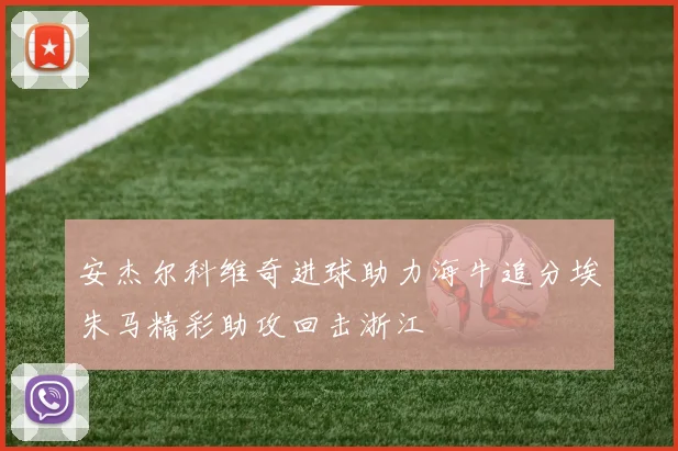 安杰尔科维奇进球助力海牛追分埃朱马精彩助攻回击浙江